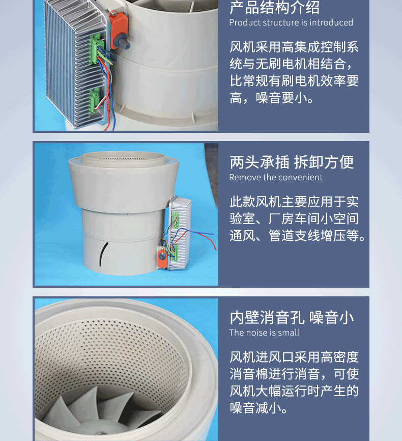 斜流式管道風(fēng)機(jī)結(jié)構(gòu)詳細(xì)介紹